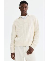 H&M - Regular Fit Cable-Knit Jumper - Lyst