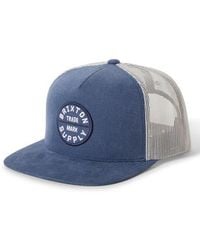 Brixton - Oath Logo Patch Snapback Trucker Hat - Lyst