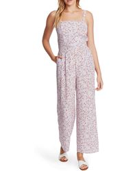 1 state floral jumpsuit