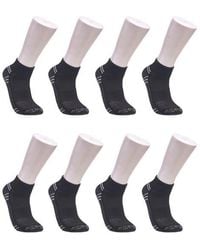 Ed Hardy - Boys Athletic Half Cushion Quarter Sock 8-Pack - Lyst
