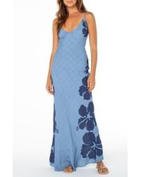 Roxy - Lush Oasis Floral Maxi Dress - Lyst