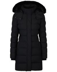 Moose Knuckles - Watershed 3 Water Resistant 800 Fill Power Down Puffer Coat With Genuine Shearling Trim Removable Hood - Lyst