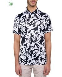 Con.struct - Regular Fit Exploded Floral Print Recycled Performance Golf Button-Down Shirt - Lyst