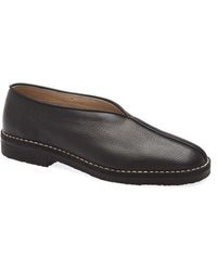 Lemaire - Piped Crepe Slipper Loafer - Lyst