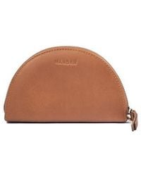 Mandrn - Leather Halfmoon Wallet - Lyst
