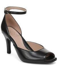 Naturalizer - Asha Ankle Strap Peep Toe Pump - Lyst