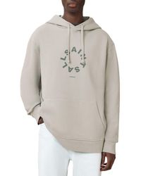 AllSaints - Tierra Logo Graphic Hoodie - Lyst