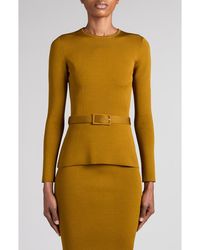 Tom Ford - Belted Tech Viscose Blend Sweater - Lyst