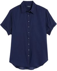 Vineyard Vines - Short Sleeve Cotton Blend Button-up Shirt - Lyst