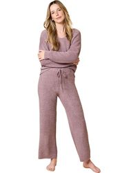 Softies - Solid Marshmallow V-Neck Lounge Set - Lyst