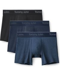 Tommy John - Assorted 3-Pack Second Skin 4-Inch Stretch Modal Boxer Briefs - Lyst
