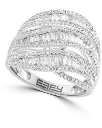Effy - Multi Row Pavé Diamond Ring - Lyst