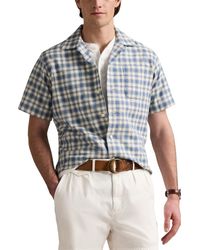 Polo Ralph Lauren - Classic Fit Plaid Oxford Camp Shirt - Lyst