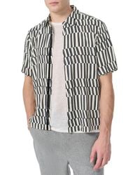 Rag & Bone - Dalton Print Short Sleeve Button-Up Shirt - Lyst