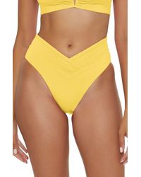 Becca - Color Code High Waist Bikini Bottoms - Lyst