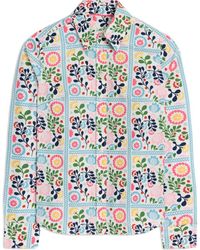 Boden - Sienna Floral Cotton Button-Up Shirt - Lyst