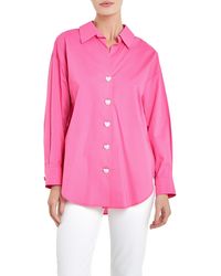 English Factory - Oversize Cotton Button-up Shirt - Lyst