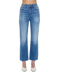 Pistola - Ally Crop Baby Flare Jeans - Lyst