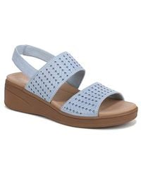 LifeStride - Festive Slingback Platform Wedge Sandal - Lyst