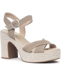 Nero Giardini - Ankle Strap Platform Sandal - Lyst