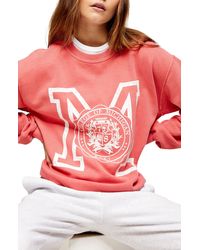 topshop womens sweatshirts