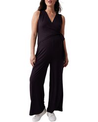 Ingrid & Isabel - Ingrid & Isabel Knit Wrap Maternity/nursing Jumpsuit - Lyst