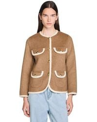 Sandro - Double-Faced Jacket - Lyst