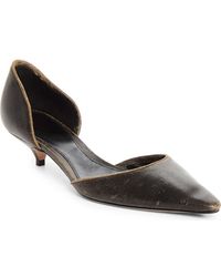 The Row - Liisa Pointed Toe Kitten Heel D'Orsay Pump - Lyst