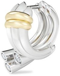 Tabayer - Oera Single Sheaf Huggie Hoop Earring - Lyst