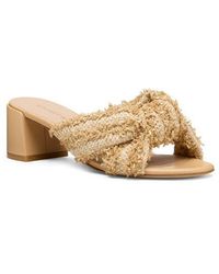 Stuart Weitzman - Soplaya Block Slide 50 - Lyst
