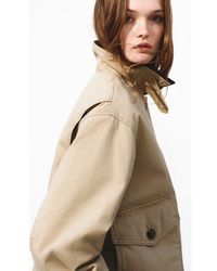 H&M - Padded Canvas Jacket - Lyst