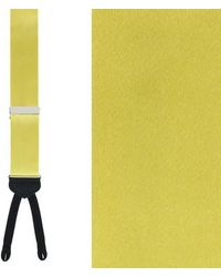 Trafalgar - Sutton Solid Color Silk Formal Suspenders - Lyst