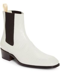 Tom Ford - Bailey Croc Embossed Chelsea Boot - Lyst