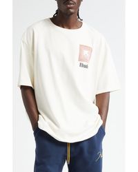 Rhude - Chevron Logo Repeat Graphic T-Shirt - Lyst