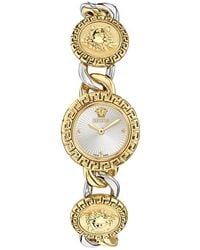 Versace - La Greca Stud Icon Two-Tone Bracelet Watch, 28Mm - Lyst