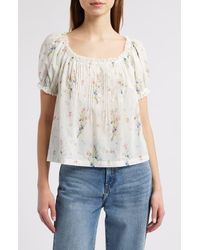 Doen - Frederica Floral Organic Cotton Top - Lyst