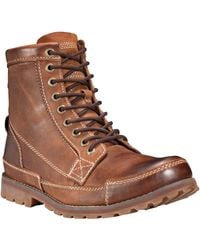 Timberland - Earthkeepers Original Mid Plain Toe Boot - Lyst