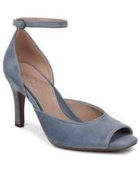 Naturalizer - Asha Ankle Strap Peep Toe Pump - Lyst