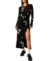 Free People - Love & Be Loved Floral Long Sleeve Maxi Dress - Lyst