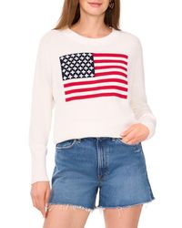Vince Camuto - Flag Graphic Sweater - Lyst