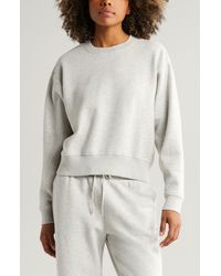 Zella - Cloud Fleece Sweatshirt - Lyst