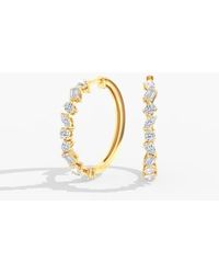Everlee - Classic Multi-Shape Lab Diamond Hoop - Lyst