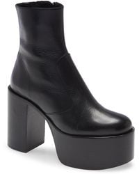 simon miller high raid leather platform boots