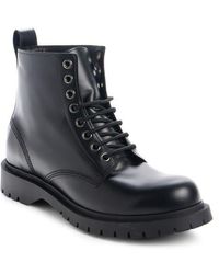 Givenchy - Formal Casual Lugged Leather Boot - Lyst