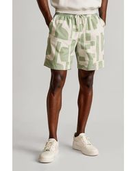 D.RT - Geometric Print Swim Trunks - Lyst
