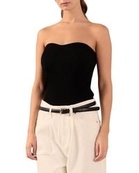 Endless Rose - Strapless Rib Top - Lyst
