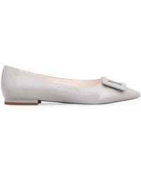 Roger Vivier - Gommettine Pointed Toe Flat - Lyst