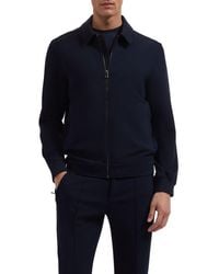 Bugatchi - Soft Touch Blouson Knit Jacket - Lyst