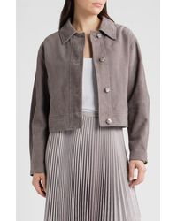 BOSS - Sadela Suede Jacket - Lyst