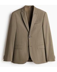 H&M - Slim Fit Single-Breasted Jacket - Lyst